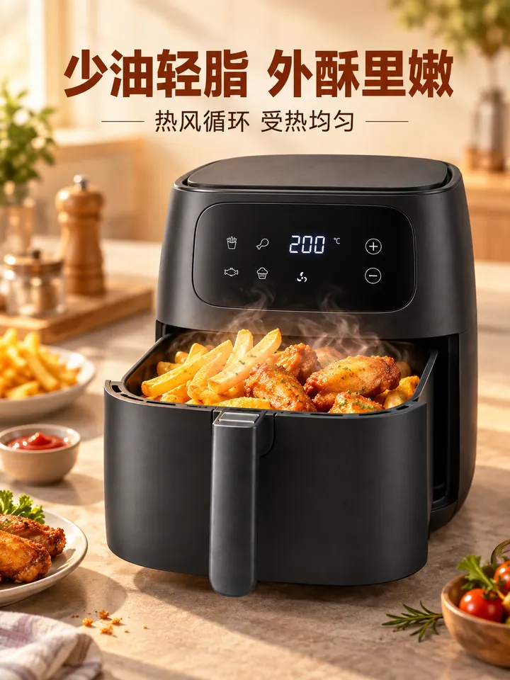 5L 大容量空气炸锅商品详情图 1