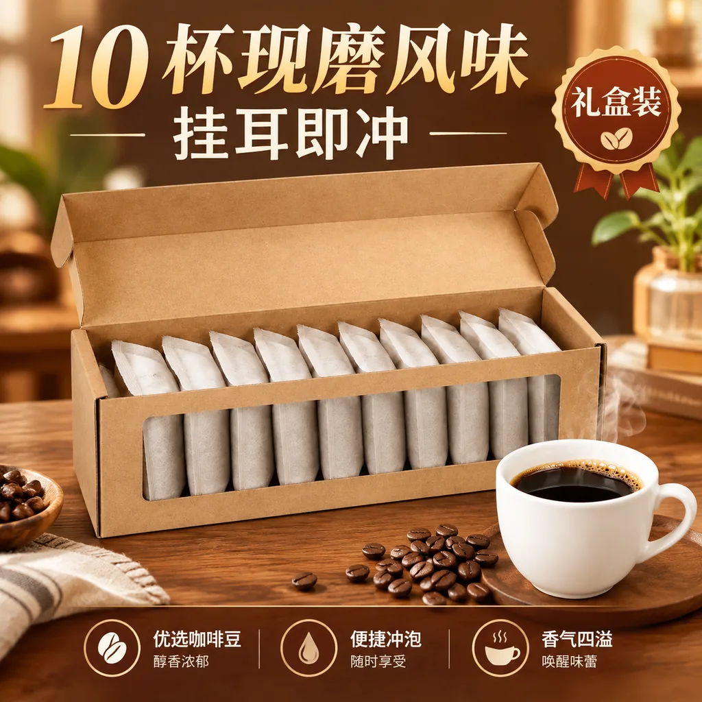 场景图:挂耳咖啡礼盒